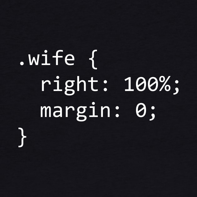 Wife Code by YiannisTees